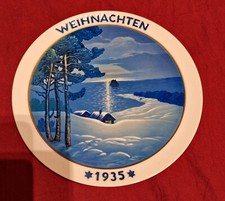 Piatto Rosenthal da collezione Natale 1935