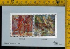 Foglietto erinnofilo pittura