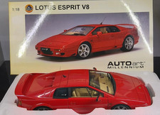 1:18 AUTOart 75311 Lotus Esprit V8 Red IMBALLO ORIGINALE RARITÀ
