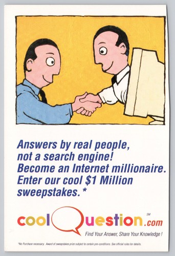 Cartolina coolquestion dot com - cartolina,
