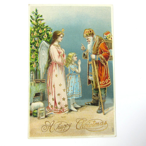 Cartolina natale vintage - cartolina,