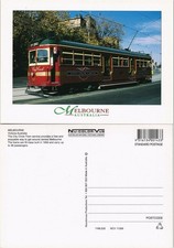 Cartolina Melbourne City Circle Tram (traffico ferroviario Australia) 2000