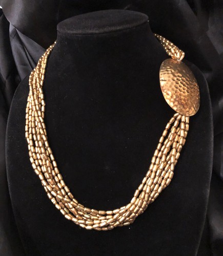 Collana dichiarazione ottone