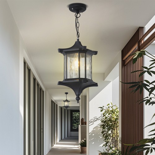 Lampada sospensione nera - a,