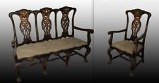 Salotto di inizio 1800 stile Chippendale Spagnolo