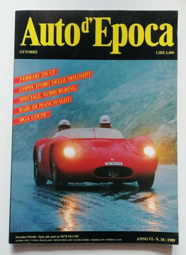 Rivista auto epoca anno - -,