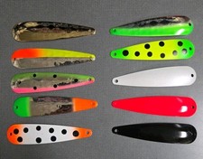 Lot of 10 Trolling Spoons 3