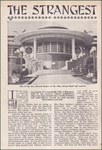 The strangest house earth - the,