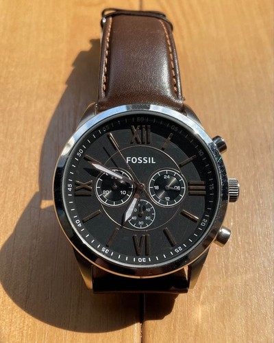 Orologio fossil quadrante nero - orologio,