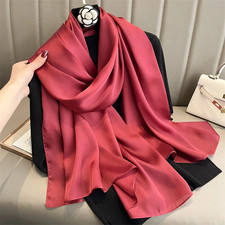 Sciarpa raso seta 180 cm