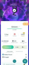 Unown G Pokemon XXL non