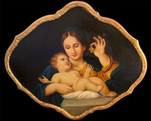Iconica madonna con - con, su