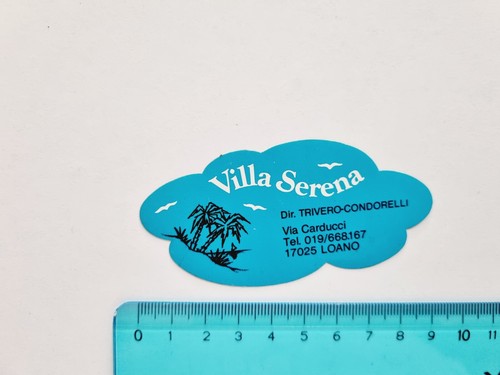 Adesivo villa serena loano - adesivo,