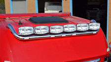 Roll bar superiore in acciaio inox faro per camion Volvo FH4 Euro 6