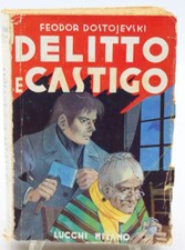 libro feodor dostojeski delitto e castigo lucchi 1949 romanzo