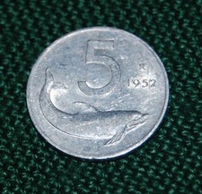 Moneta 5 Lire del 1952