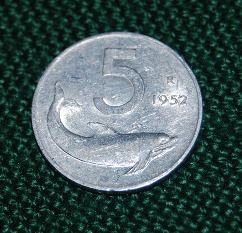 Moneta lire del 1952 - del,