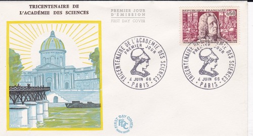 Francia 1966 fdc tricentenario - fdc,