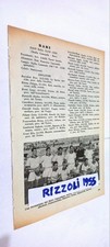 BARI BOLZANO pagina almanacco