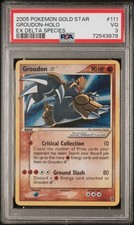 Pokemon Groudon Gold Star EX