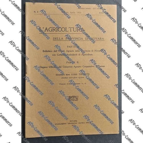 Bollettino agricoltura della - bollettino, l'agricoltura