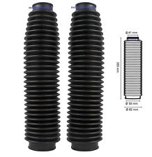 Honda Transalp 650 da 2000 a 2007 coppia Soffietti neri ghette cuffie forcella @