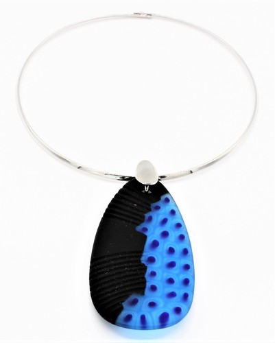 Collana donna vetro - battuto, e