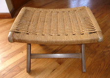 SGABELLO VINTAGE IN CORDA