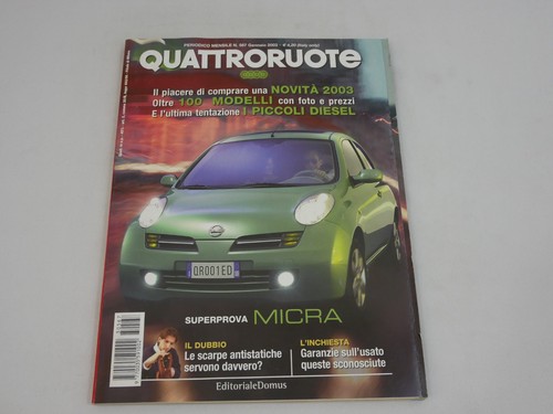 Quattroruote rivista gennaio - rivista,