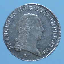 LOMBARDO VENETO FRANCESCO I 3 KREUZER 1815 VENEZIA MISTURA COIN qFDC CURRENCY 