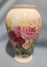 Vaso Porcellana Limoges Rose