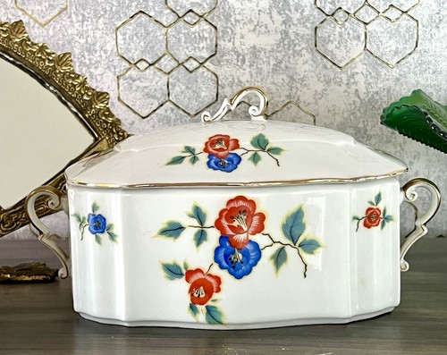 Antica scatola porcellana art - antica,