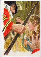 GIANNI BENVENUTI - ILLUSTRAZIONE ORIGINALE per 'Il principe e il povero'