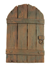 Porta Cm 6x9h - Portone Casa Scenografia per Presepe