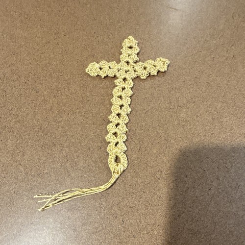 Handmade crochet cross - crochet,