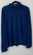 Drumohr camicia uomo blu manica lunga taglia M