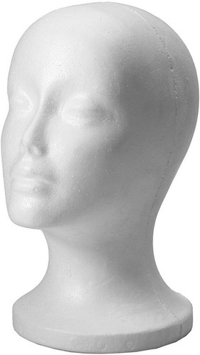 Testa polistirolo bianco da - testa,