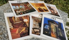 AD ARCHITECTURAL DIGEST Lotto Di 6 Riviste Annata 1991 - Da Febbraio A Luglio