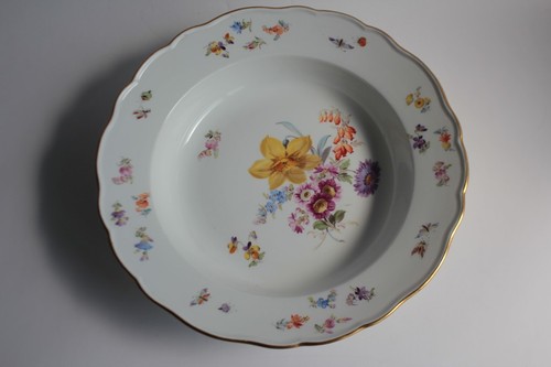 Meissen piatto cavo porcellana - meissen,
