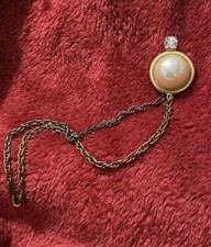 SPILLA UGO CORREANI ORO PERLA VINTAGE