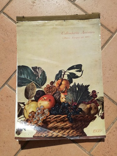 Calendario artistico del 1959