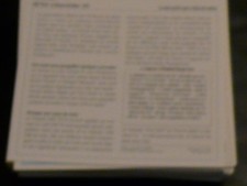 Fiche card CARTONNée moto