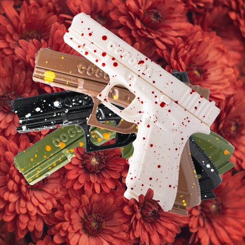 Pistola glock plastica arte