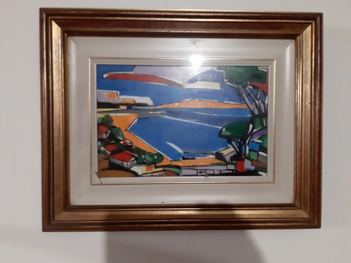Paesaggio ionico olio tela - paesaggio,