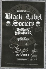 Poster concerto autografato Zakk Wylde