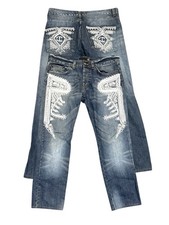 Jeans uomo Roberto Cavalli denim cucito taglia 36