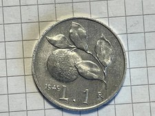 1 Lira anno 1949 ARANCIA -