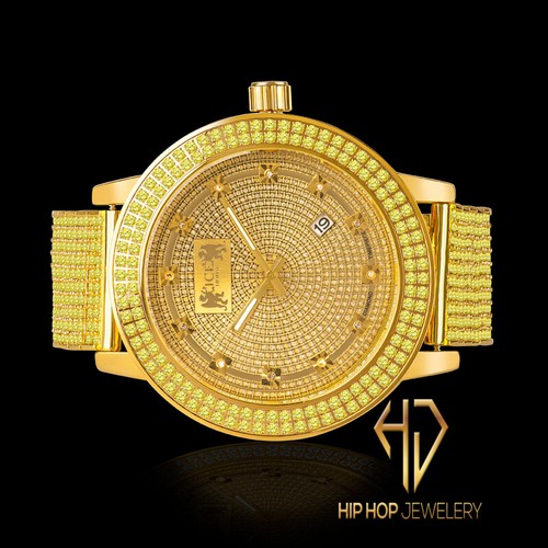 Orologio uomo oro canarino - orologio,