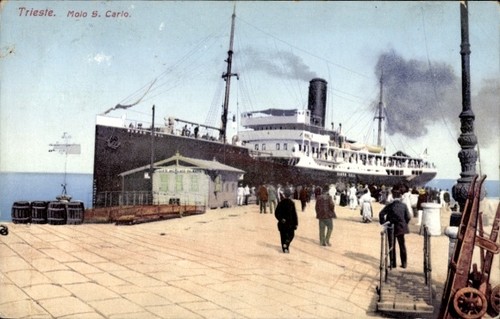 Cartolina trieste - trieste,