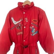 Tuta da sci vintage Studio Aventures Paperino ricamata